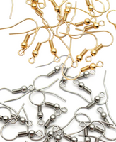 50pc - Hypoallergenic Earring Hooks