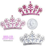 1pc Tiara rhinestone embellishment- 57mm across