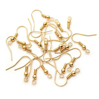 50pc - Hypoallergenic Earring Hooks