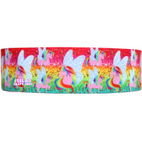 7/8" ,1.5" or 3"inch, High quality Unicorn ribbon