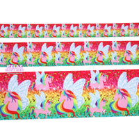 7/8" ,1.5" or 3"inch, High quality Unicorn ribbon