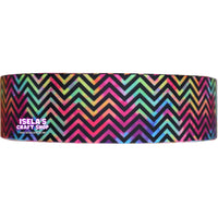 New High Quality Colorful Chevron  Ribbon size 1.5"