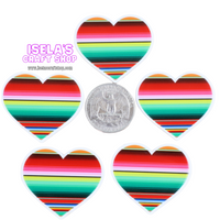 1pc -High Quality Sarape Heart Resin Planar P520