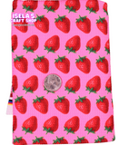 Strawberry Printed Bullet Liverpool Fabric L153