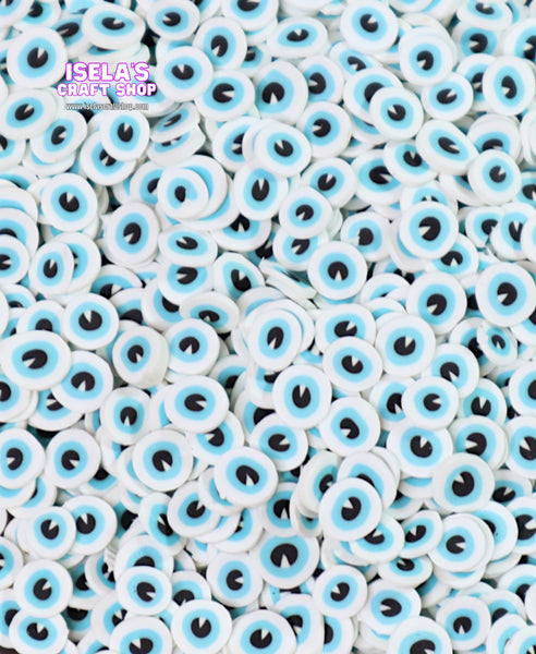 10gm -Evil eye Polymer Clay  C4