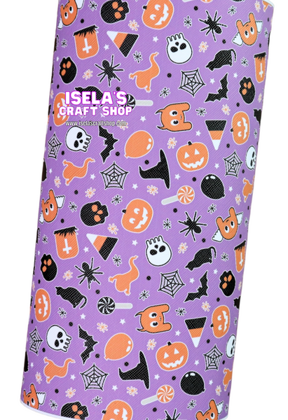 Halloween Faux Leather Sheets