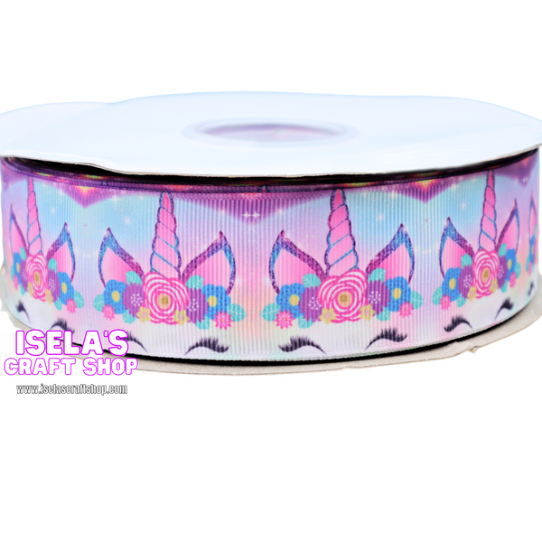 3Yards -Unicorn Ribbon-Size 1.5" 38mm- R462