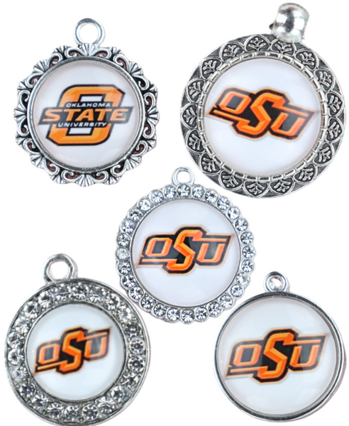 High-Quality OSU Charm for Jewelry Making - 1 Piece