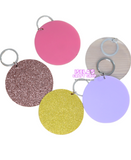 Acrylic Keychain Circle Blanks