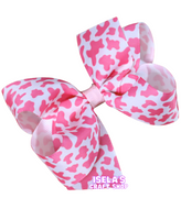 New High quality Pink Cow Print  ribbon 7/8" ,1.5" or 3"inch