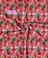 New Virgencita Printed Bullet Liverpool Bullet Fabric L33