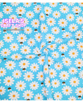 Daisy Printed Bullet Liverpool Fabric L72