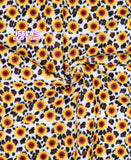 Sunflower Printed Bullet Liverpool Fabric L31