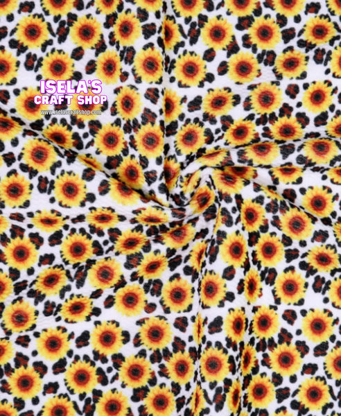 Sunflower Printed Bullet Liverpool Fabric L31