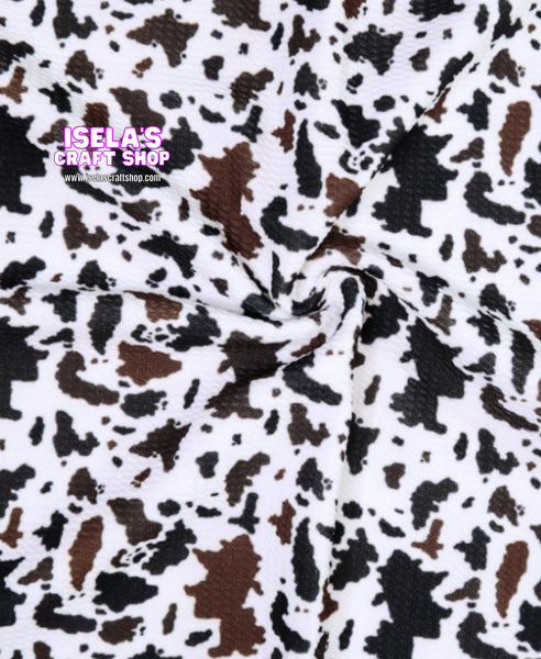 Cow Printed Bullet Liverpool Fabric L