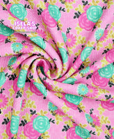 New Flower Printed Bullet Liverpool Fabric L38