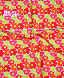 Flower Printed Bullet Liverpool Fabric L88