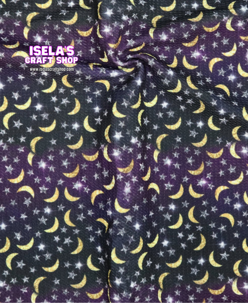 New Moon Printed Bullet Liverpool Fabric L135