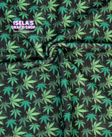 New Weed Printed Bullet Liverpool Fabric L118