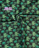 New Weed Printed Bullet Liverpool Fabric L118