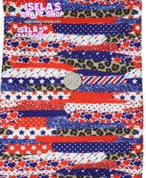 Patriotic  4th of July Bullet Liverpool Fabric L108