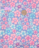 New Flowers Printed Bullet Liverpool Fabric L110