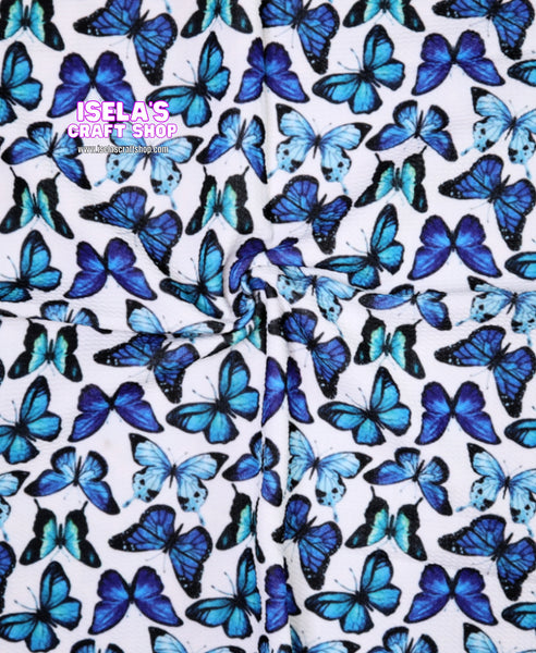 New Butterfly  Printed Bullet Liverpool Fabric L40