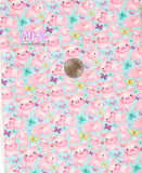 New Printed Cute Pig Bullet Liverpool Fabric L59