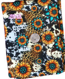 Sunflower Cow Print Bullet Liverpool Fabric