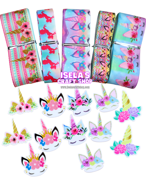 Unicorn Crafters Ribbon/Resin Bundle B43