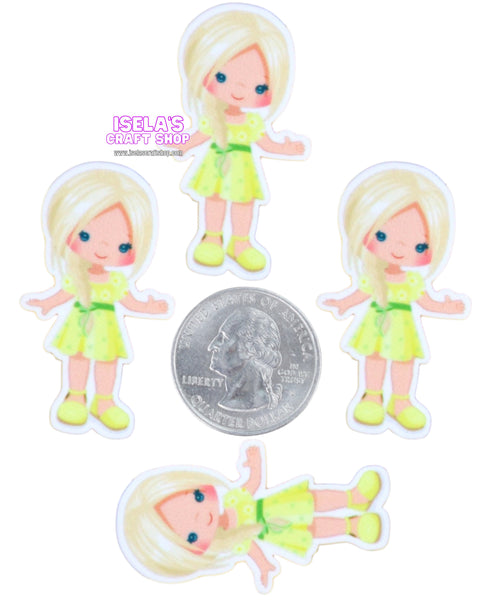 1pc -  Girl Resin Planar -P296