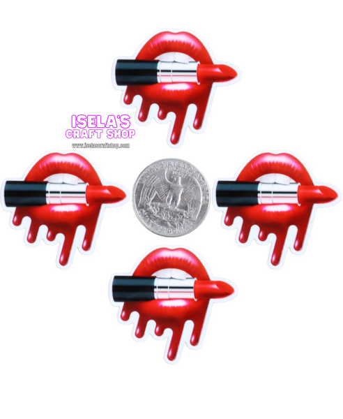 1pc -Lips resin planar P385