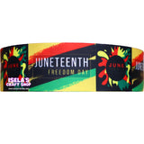 3Yards-size 1.5" New Juneteenth Ribbon - R874