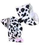 Cow print Ribbon Size- 7/8" or 1.5"