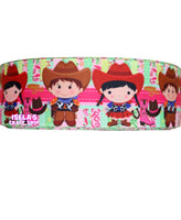 3Yards-New Cow Girl and boy Ribbon size 1.5"-R871