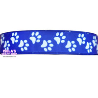 3yards -Paw Print Ribbon 7/8" 22MM