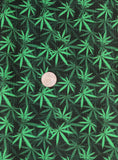 New Weed Printed Bullet Liverpool Fabric L129