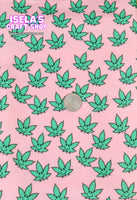 New Weed Printed Bullet Liverpool Fabric L120