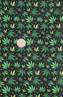 New Weed Printed Bullet Liverpool Fabric L117