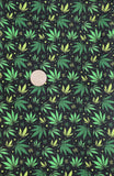 New Weed Printed Bullet Liverpool Fabric L117