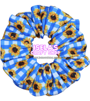 Handmade Oversized Sunflower Scrunchie