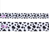 Cow print Ribbon Size- 7/8" or 1.5"