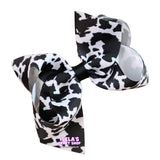 3yards-Size 1.5" High quality Cow print ribbon- R13