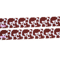 3yards-Size 1.5" High quality Cow print ribbon-R12