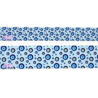 High Quality Evil Eye Ribbon 7/8" Or 1.5"