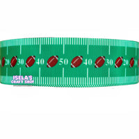 New High Quality Football Ribbon Size 7/8" Or 1.5"