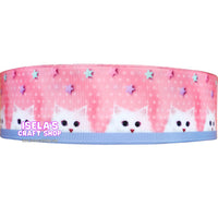 Cat ribbon -Size-1.5" 38mm- R366