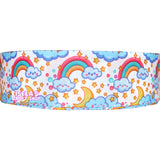 3Yards-High Quality Rainbow Cloud Ribbon size 1.5" - R512