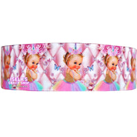 3Yards-Baby Girl Ribbon-Size 1.5" 38mm- R480