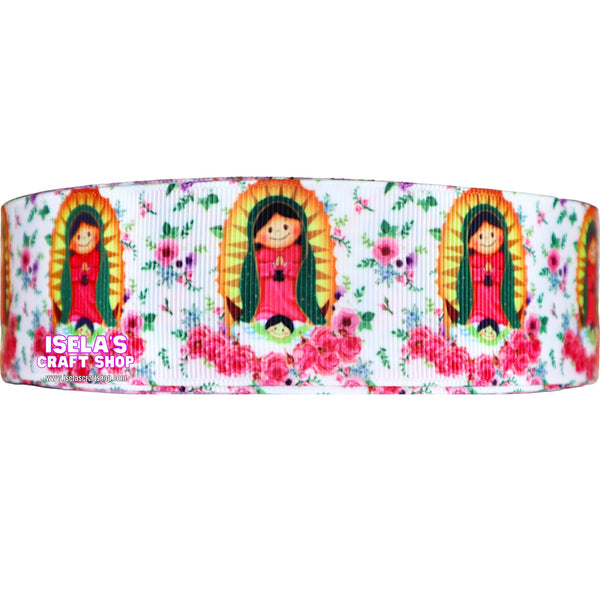 Virgencita Ribbon size 7/8" or 1.5"